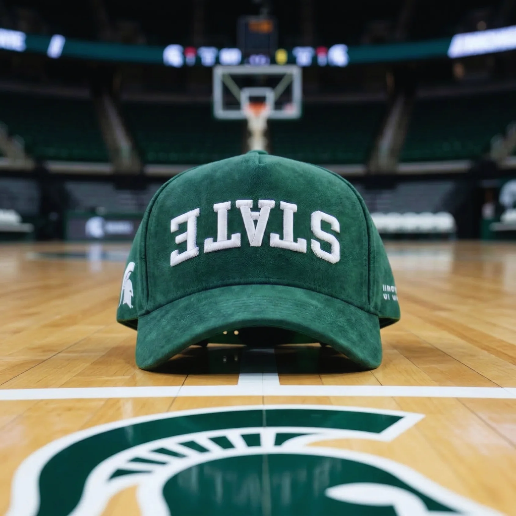 Michigan State Suede Hat - Image 4