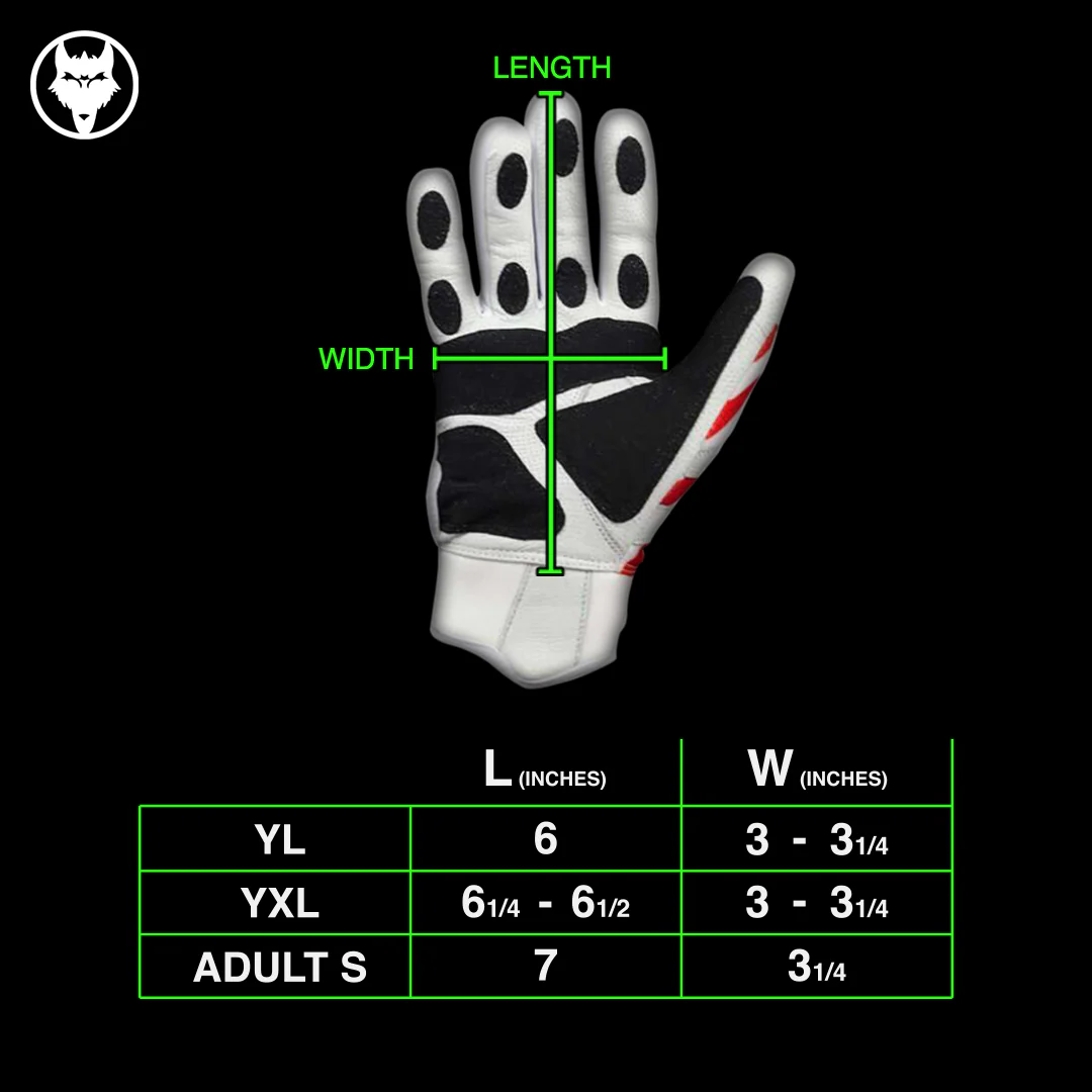 Prowler Red Batting Gloves - Image 4