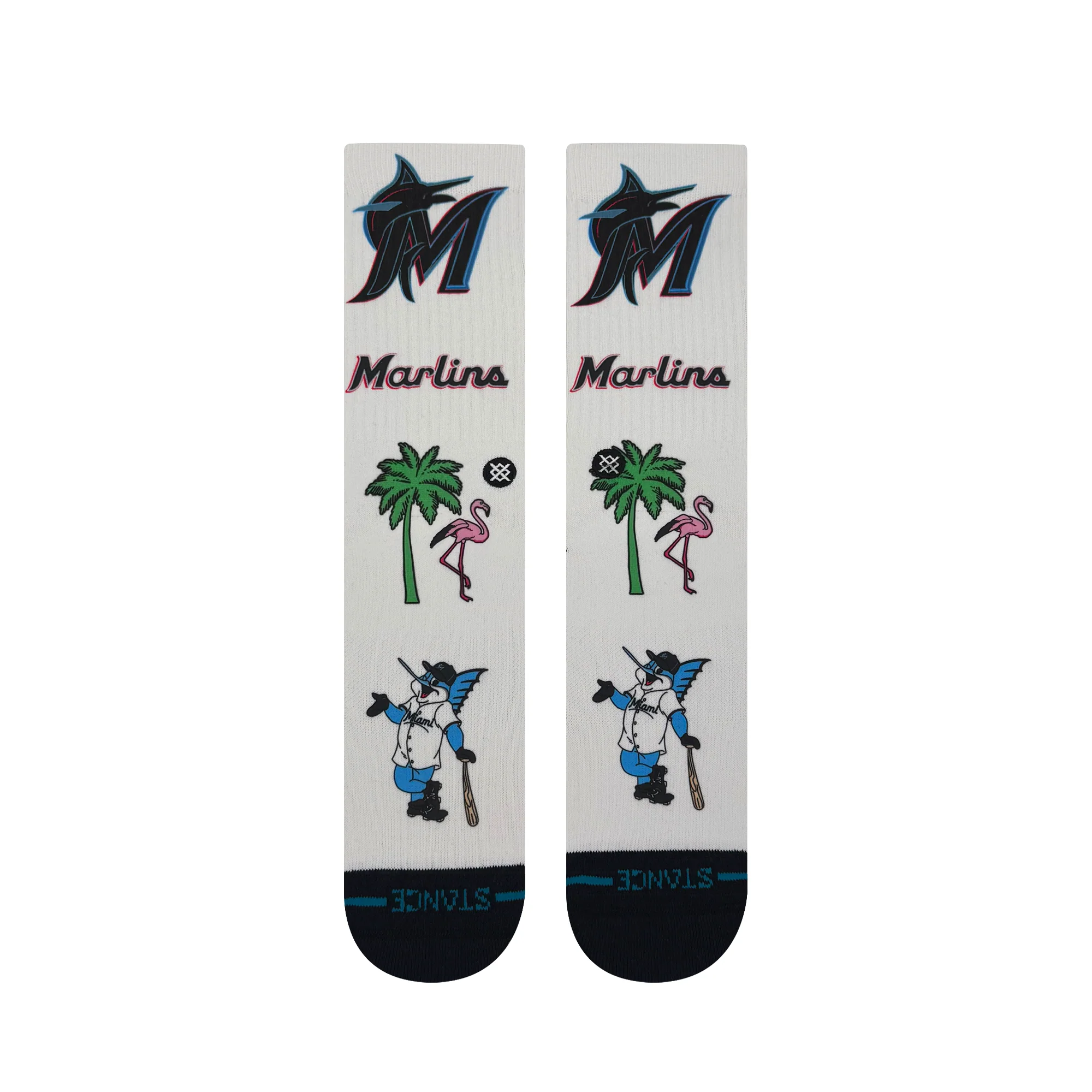 Stance MLB Local Crew Socks - Miami Marlins - Image 2