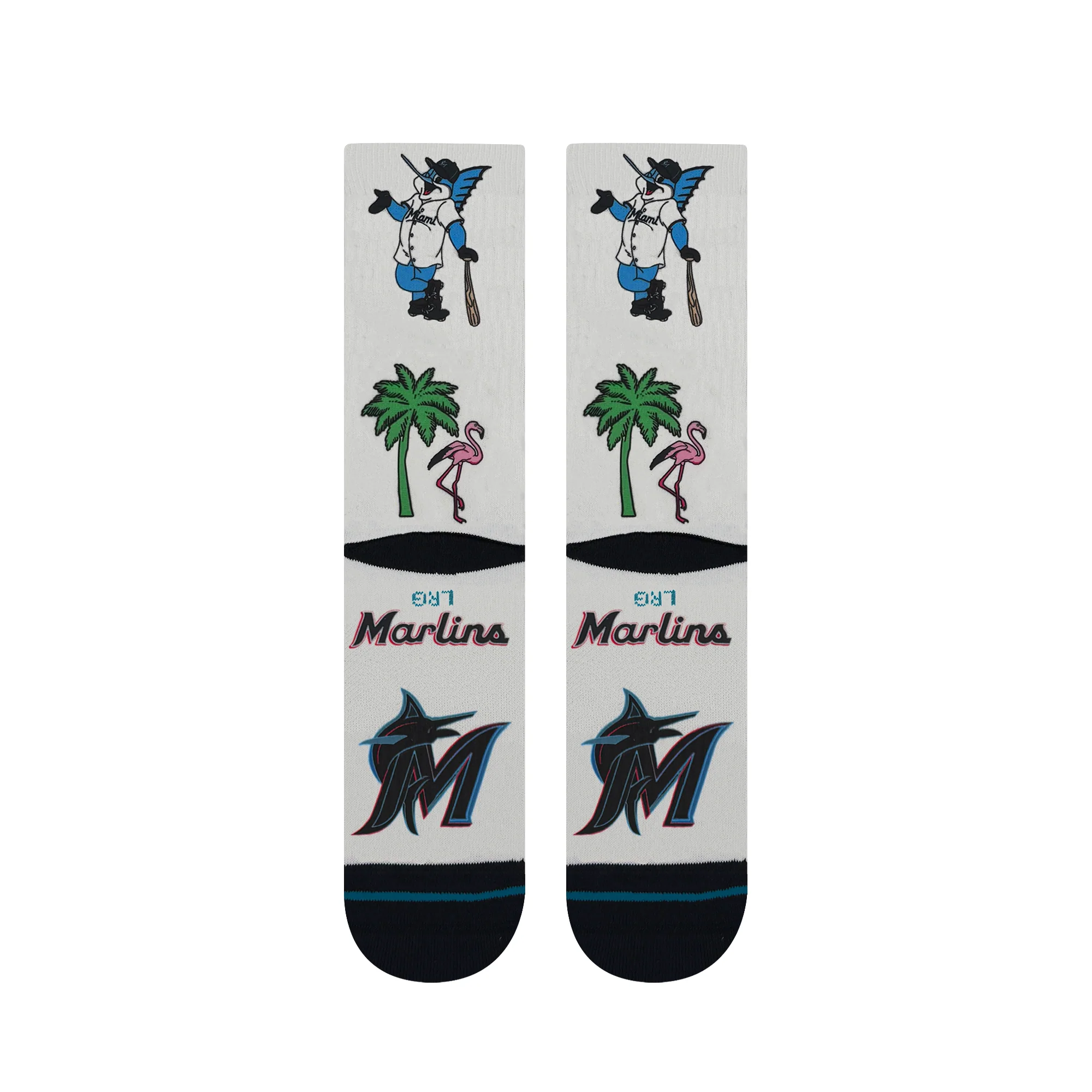 Stance MLB Local Crew Socks - Miami Marlins - Image 3